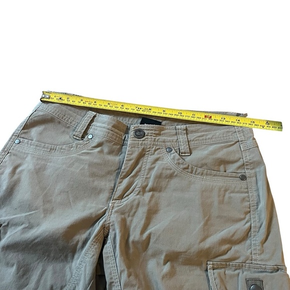 KÜHL Women’s Size 4 Outdoor Cargo Shorts Tan Trail Utility Hiking Adventure Wear - Picture 14 of 15